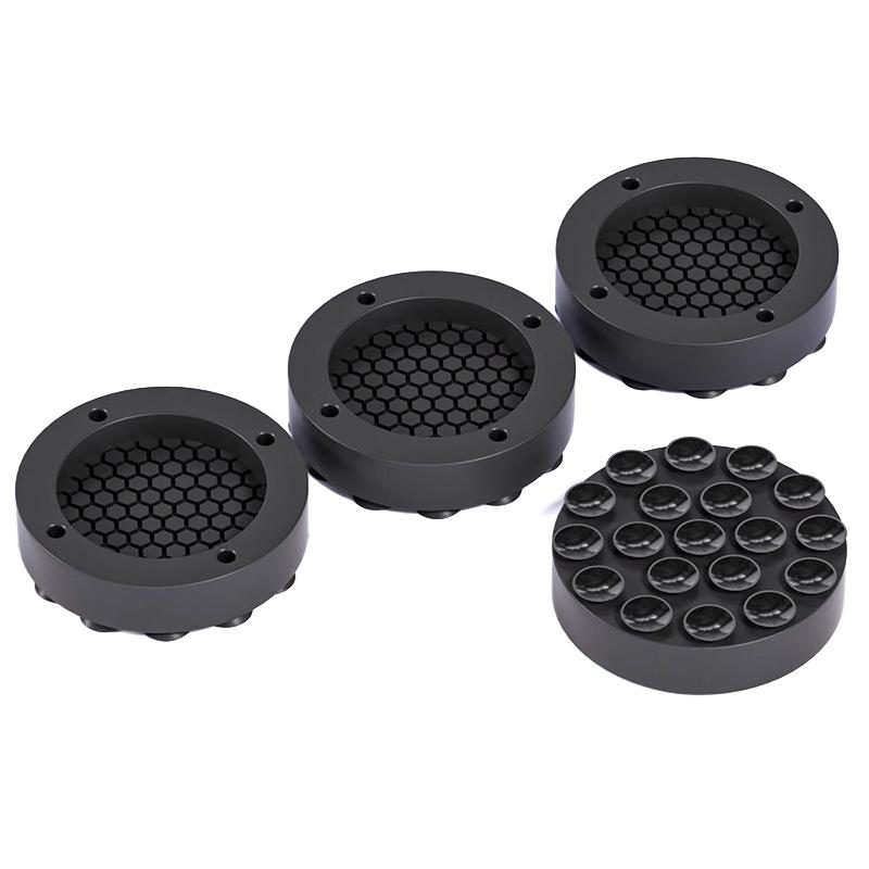 4PCS Washing Machine Universal Shock‑Absorbing Foot Pad Silicone Anti‑Slip Mat Heightening Foot Pads Dryer Furniture Stand