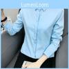 Women's Ladies Summer Loose Tops Long Sleeve Shirt Casual Blouse T-shirt Fashionable Cotton Blend Design