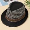 Spring and Summer In the Elderly New Hat Men's Sunshade Sunscreen Hat Top Hat Mesh Breathable Straw Hat Sun Hat Tide