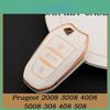 Case Tpu Key Car Luxury Cover For Peugeot 2008 3008 4008 5008 308 408 508 Keychain