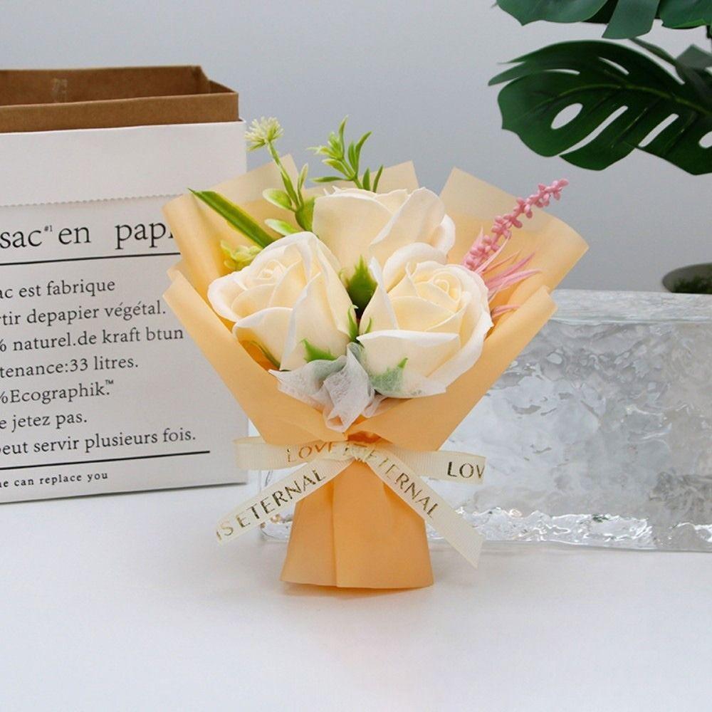 Forever Gift Graduation Bouquet Artificial Rose Flower Bouquet  Birthday Bouquet Gift
