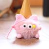 Cute Little Coal Ball Plush Keychain Toy With Soft Pp Cotton Filling For Bag Decor And Collection