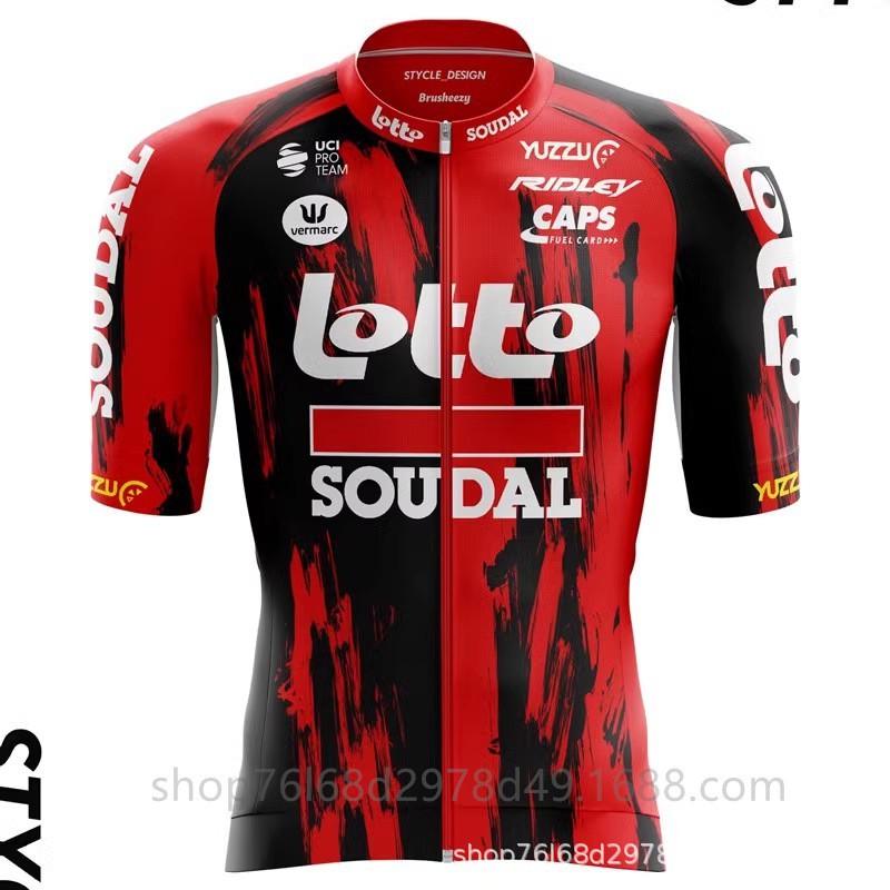 Maglia da Ciclismo EF Education-EasyPost Team Traspirante Performance Abbigliamento da Bici Uomo Donna