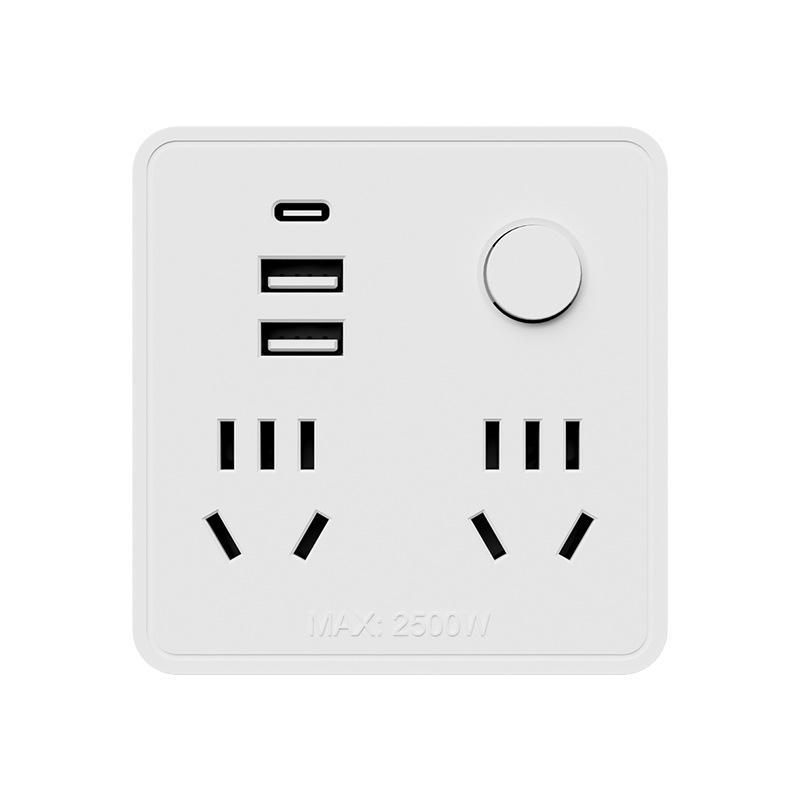 86-Type USB Multi-Function Socket Converter - Wireless Expansion Plug for Home Use