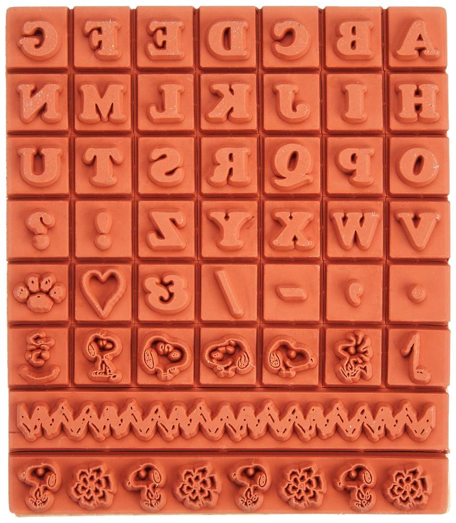 Kodomo No Kao Snoopy Petit Letter Set U Alphabet 2250-001