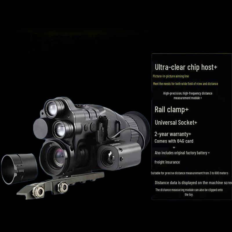 Henbaker HD Digital Night Vision Riflescope with Rangefinder