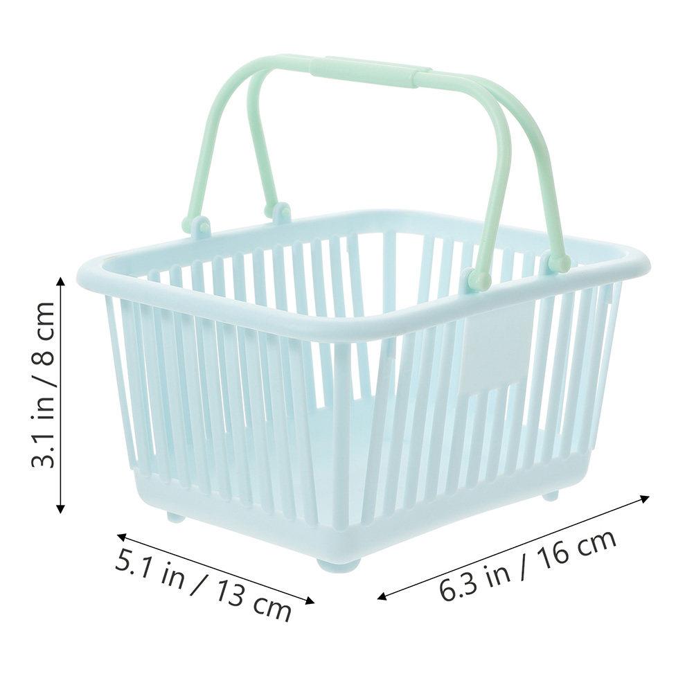 4Pcs Storage Basket Plastic Plastic Storage Box Organizer Desktop Holder for Home Office Organizer