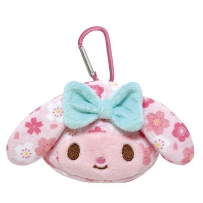 Sanrio Characters (Japanese Goods Series) Face Carabiner Pouch My Melody SAW-KP-MM