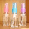 Useful 10Pcs Plastic Transparent 50ml Small Empty Spray Bottles For Makeup Skin Care Refillable Bottle Tools Random Color