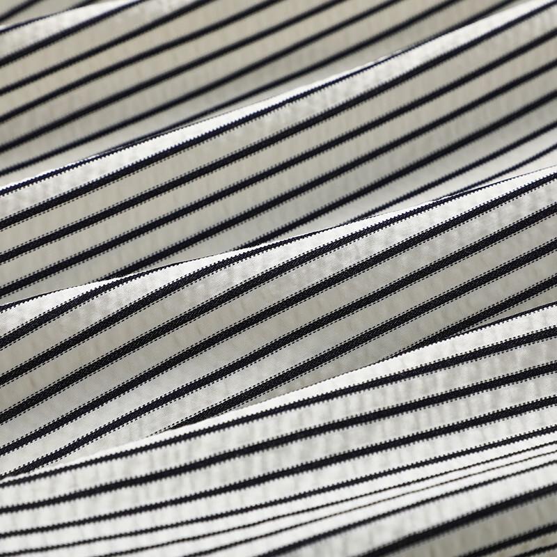 Men's Plus Size Striped Short Sleeve Shirt