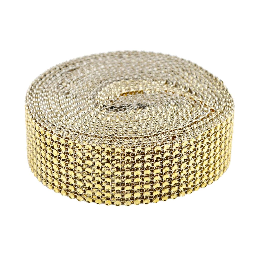 10 Yard Acrylic Rhinestone Diamond Ribbon for Wedding, Birthday Decorations