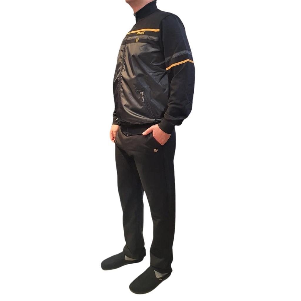 Sementa Set de trening pentru bărbați zilnic cu fermoar, cu susul în jos, două piese