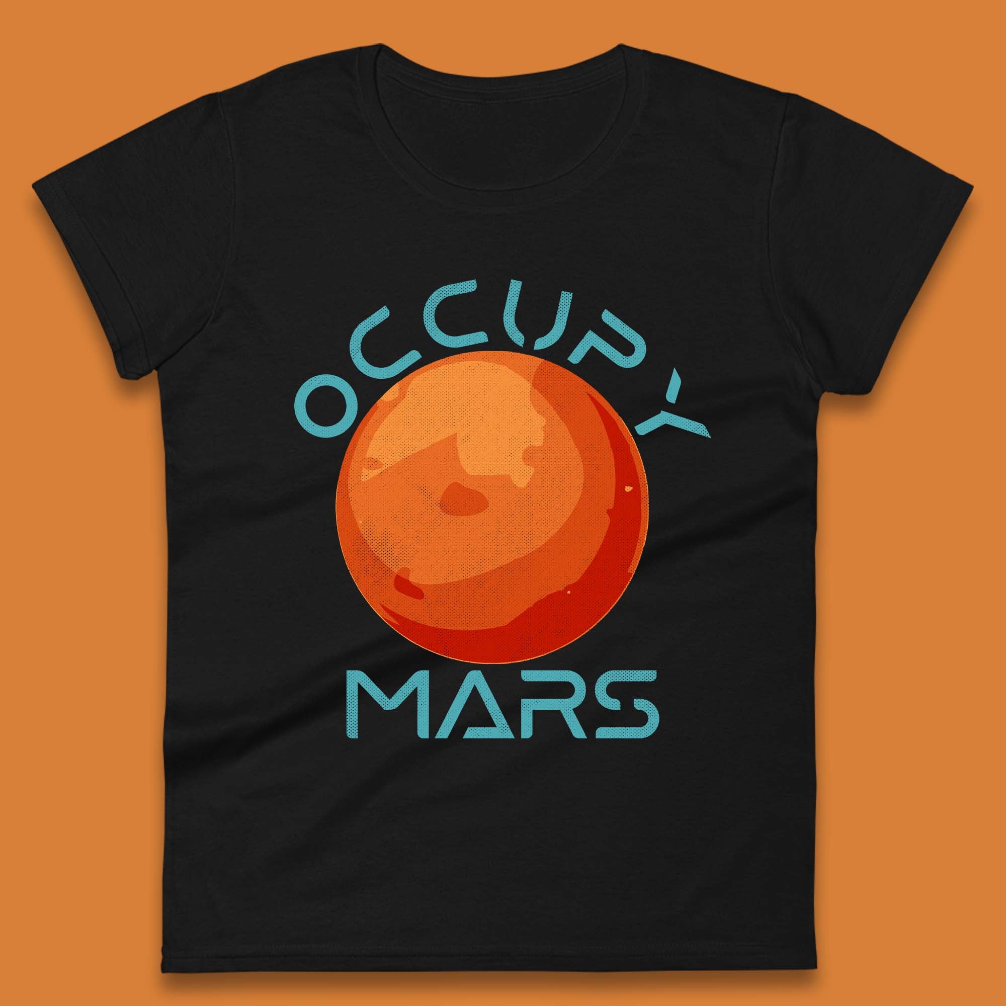 Occupy Mars Womens T-Shirt Mens Tops Tees Unisex 2XL