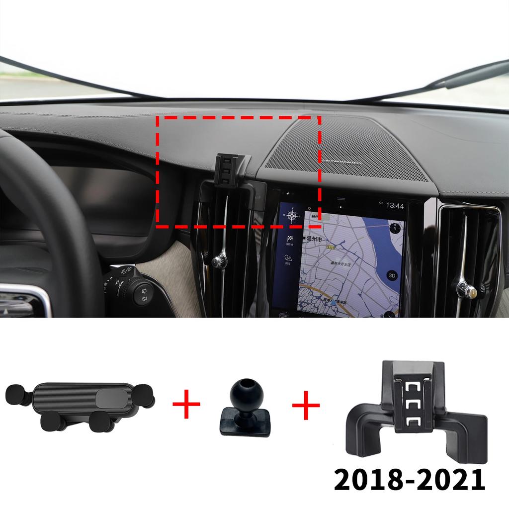 Car Mobile Phone Holder Accessories for Volvo XC60 2018~2025 GPS Bracket Navigation Stand Auto