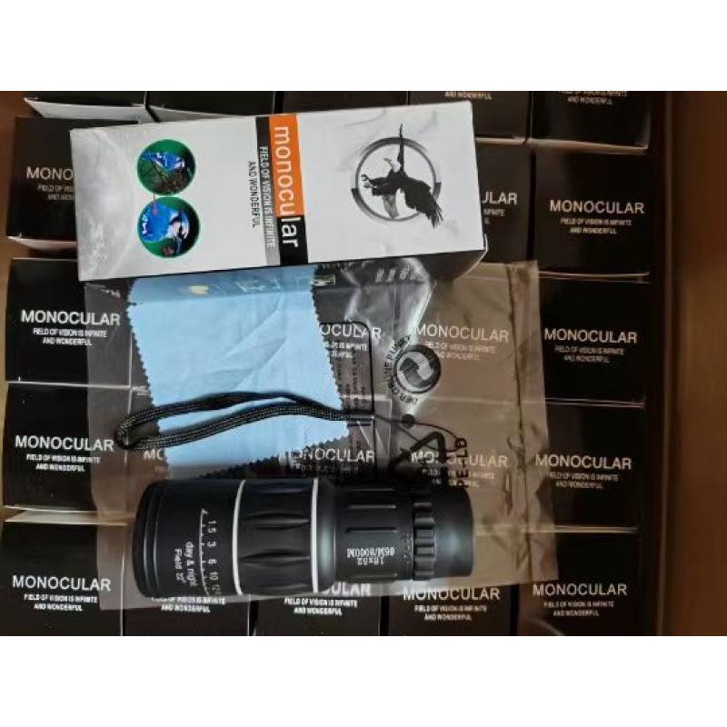 16x52 HD Monocular Telescope with High Magnification and Low-Light Night Vision for Mobile Phone Photography and Outdoor Use