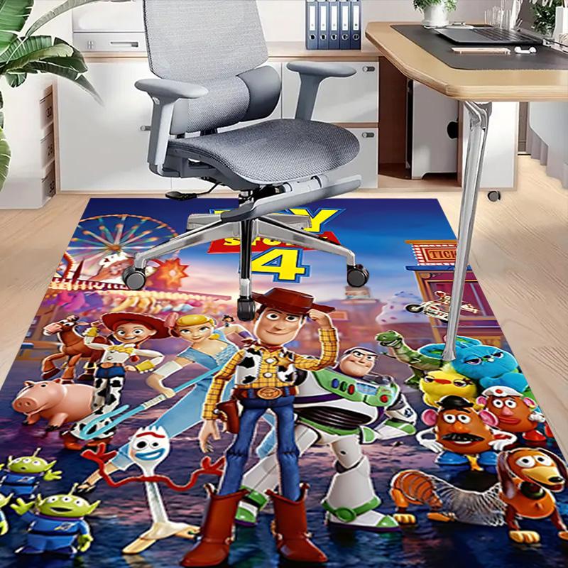 1pc Toy Story Adventure Carpet for Playroom Bedroom Living Room Sofa Home Decor,kids Game Area Rug Non-slip Floor Mat Y72936
