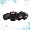 4Pcs Car Wheel Tire Waterproof Airdust Valve Caps Tyre Air Aluminum Stem For Toyota GR Sport Yaris Corolla Hilux Supra C-HR