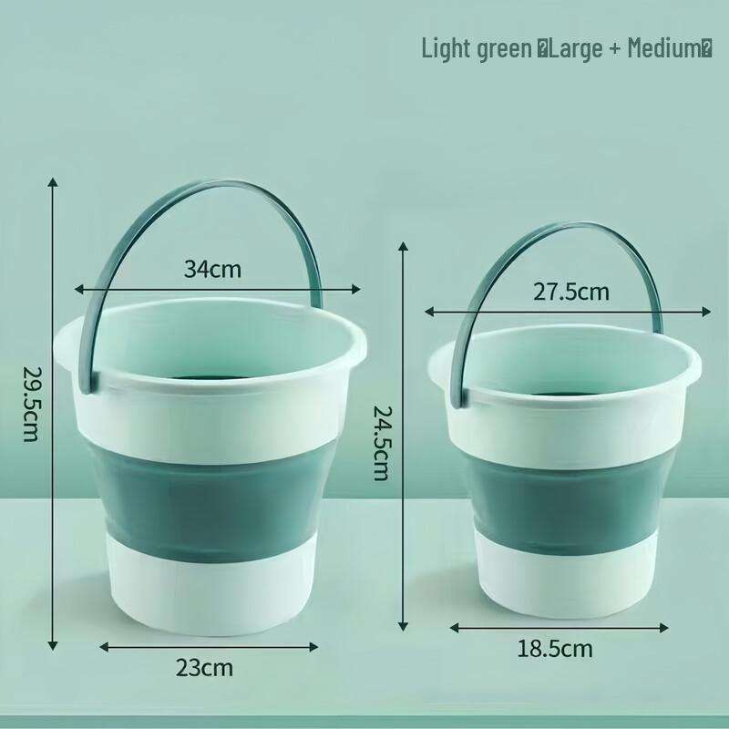 ZISIZ Foldable Outdoor Fishing Bucket