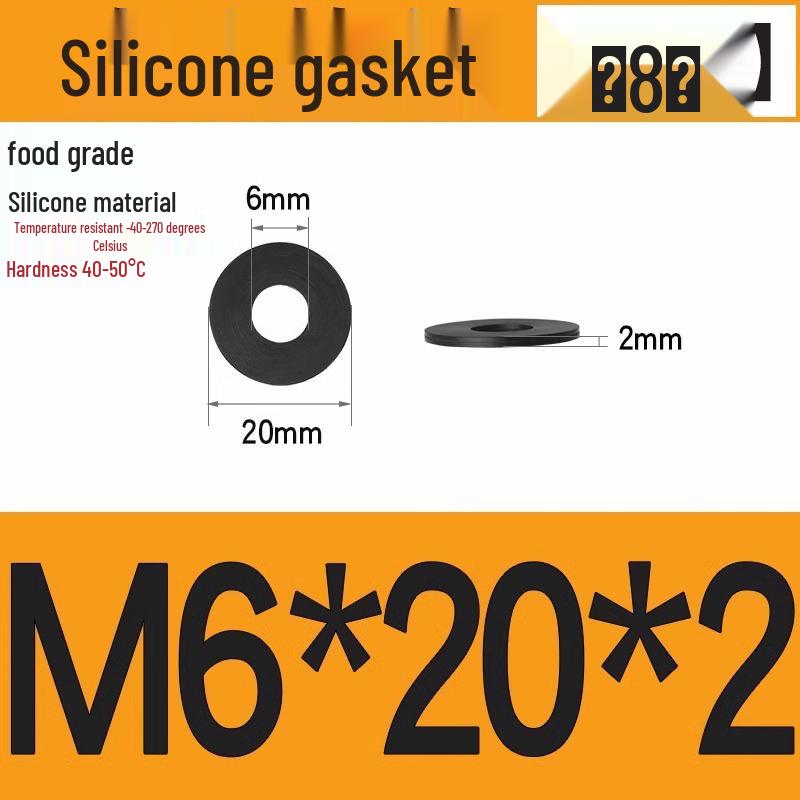Silicone High-Temp Waterproof Gasket & Shock Absorbing Seal Pad