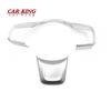 For Jaguar E-PACE 2017 2018 2019 2020 Accessories Car Steering Wheel Sticker Frame Decoration Cover Trim ABS Interior Styling HH43