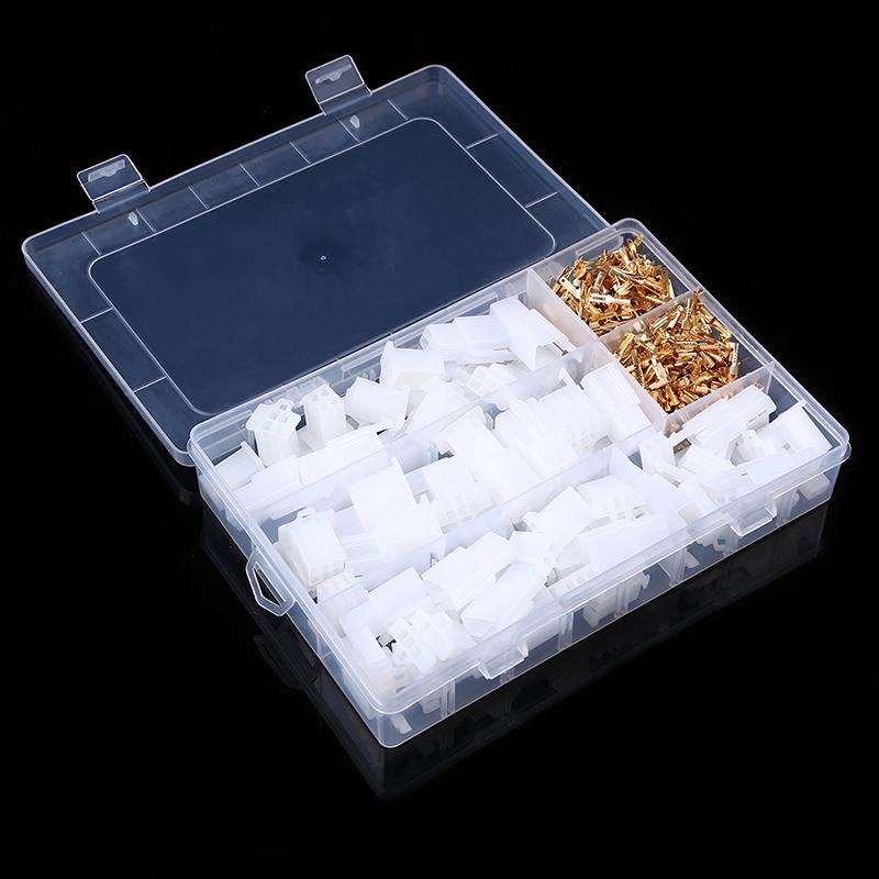380PCS 2.8mm Pitch 2 3 4 6 Pin Electrical Wire Connector Male Female 2.8 Plug Cable Terminal Plug Kits for Car Motocycle Bike