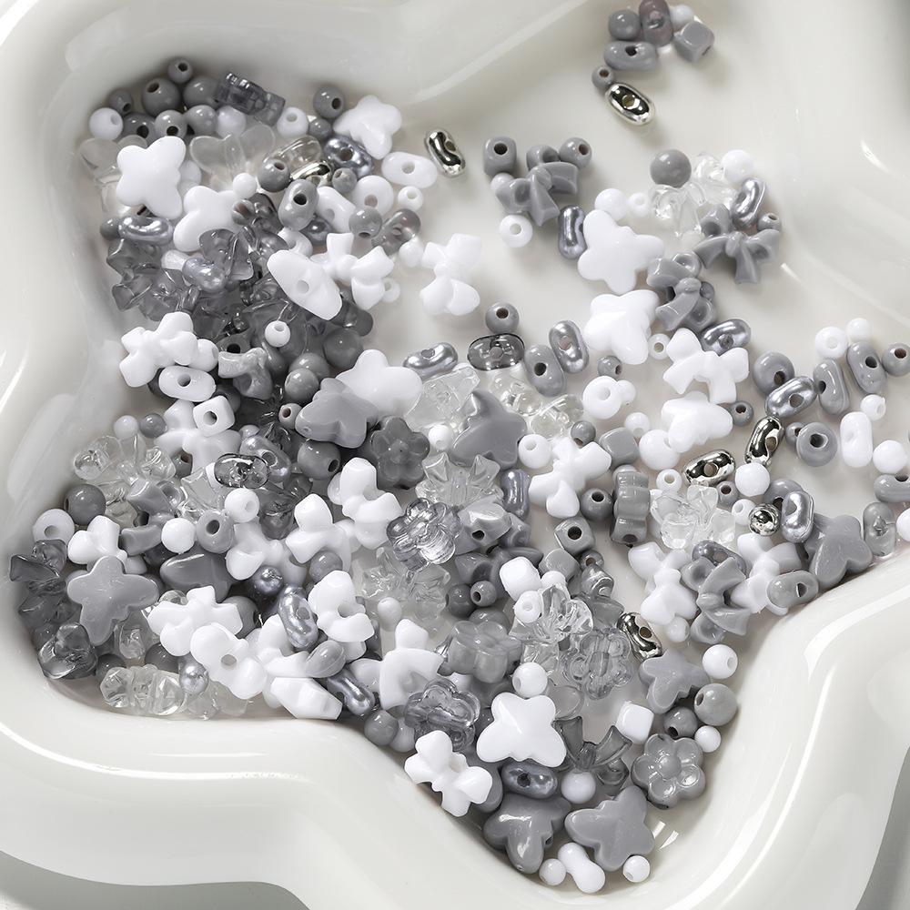 Acryl Gleiche Farbe Gemischte Perlen DIY Perlenarmband Halskette Material