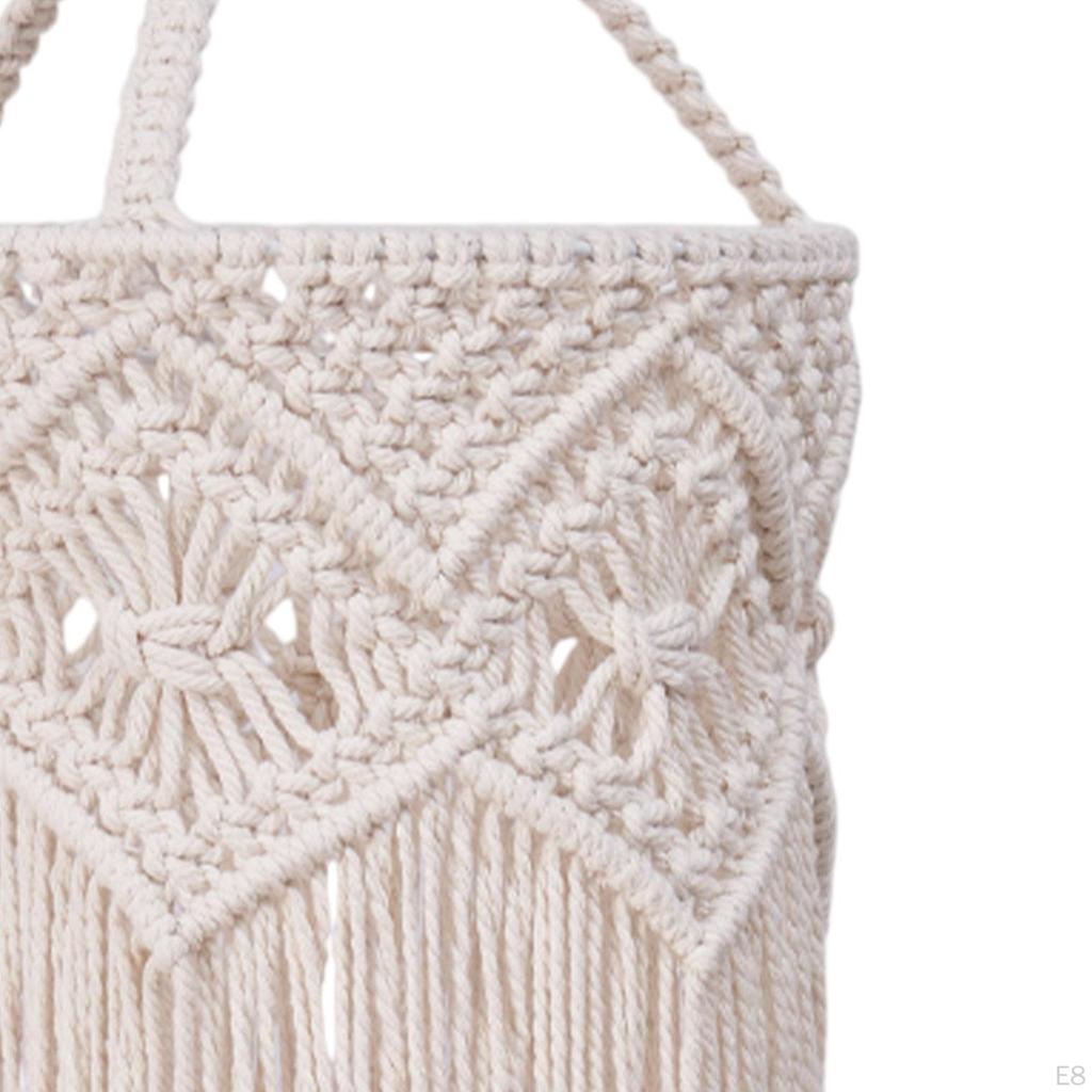 Decorative Hanging Light Cover with Macrame Design for Home And Office