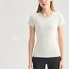 Summer Yoga Short-sleeved Running Sports T-shirt Women's Tight Yoga Clothes Top Professional Pilates Training Fitness Clothes