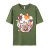Cat Boba Tea Bubble Tea Anime Kawaii Neko Streetwear Unisex Camiseta Cinco De Mayo