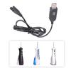 Universal Double Port Charging Cable For Cordless Water Flossers 3V 100mA Output 1.2m Portable Cord