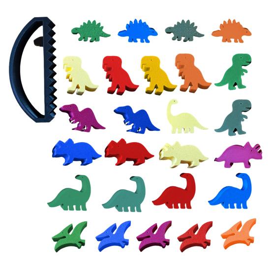 

Детская игра на складывание динозавров, развитие мелкой моторики, для малышей, мальчиков и девочек, обучающая, строительный блок динозавра, складывание, балансирующая башня, игрушка A