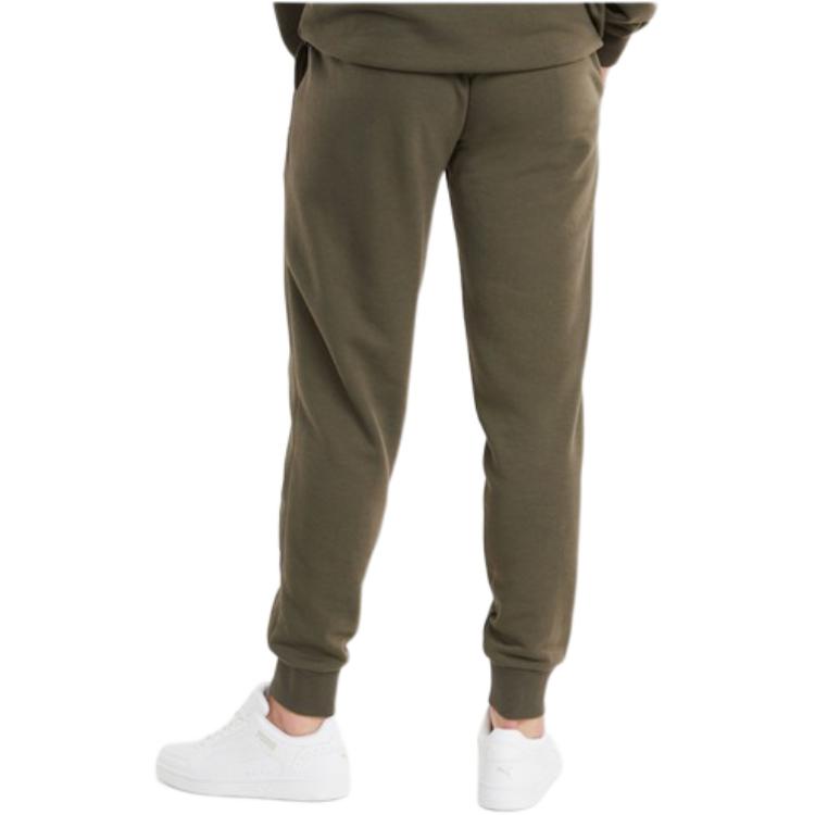 Puma Drawstring Tapered Fit Breathable Casual Pants Men Bottoms Grape-Leaf-Green 846420-44
