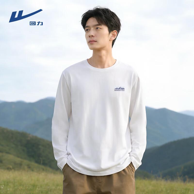 Warrior Men's Pure Cotton Long-Sleeve T-Shirt