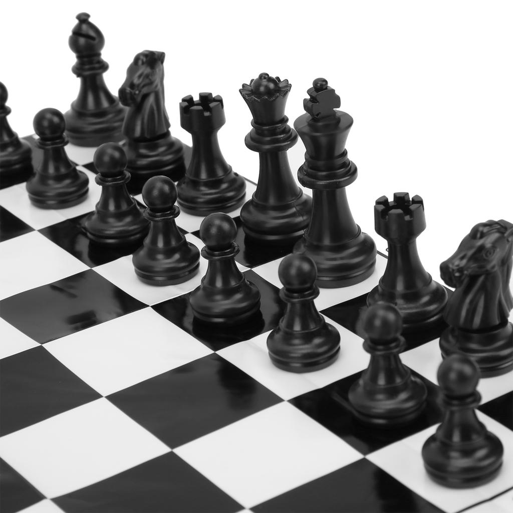 2 In 1 Travel Board Games Set Portable Chess and Checkers Set for Kids and Adults