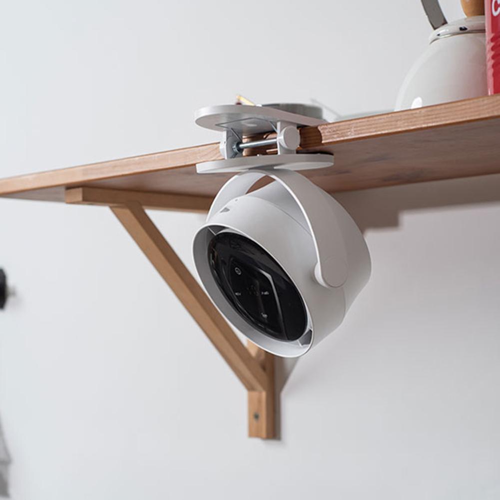 Small Electric Fan with Clip Wireless Rotating Fan Type C Charging Silent Wall Mounted Fan for Bedroom Office Home Dormitory