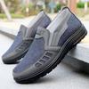 Fashion Men Casual Sports Shoes Fashionable Old Beijing Cloth Shoes Wear Resistant Lightweight Slip On Casual Sports Shoes