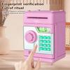 Electronic Piggy Bank for Kids Fingerprint Password Money Coin Bank with 4 Combination Password Large Capacity Coin Saving Banks