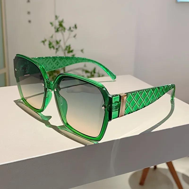 

Vintage Big Frame Y2K Square Sunglasses Women For Men Sun Glasses Luxury Designer Punk Popular Driving Black Eyewear UV400