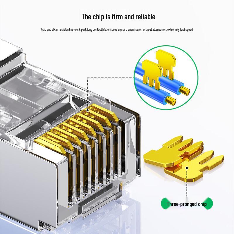BIAZE CAT7 Abgeschirmter RJ45 Netzwerkstecker