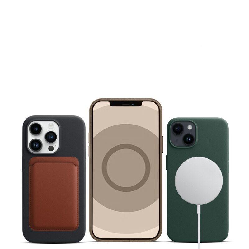 Official 1:1 Leather Case for IPhone15 Pro Max 15 Pro15 Case for Magsafe Wireless Charging with Camera Button Phone Leather Case