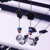 Crystal Animal Paws Charm Memorial Suncatchers Metal Pendant Indoor and Outdoor Decorative Memorial Gift for Pet Lover
