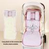 Moisture Wicking Strollers Cushion Reversible Polyester Fabric Easy Installation No Tool Needed Baby Cart Accessory