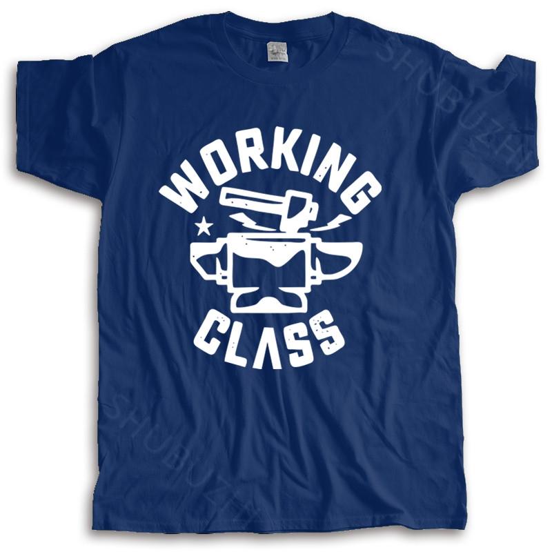 Tshirt men summer top tees Working Class Anvil Hammer Blacksmith Metal Work unisex t-shirt loose style tops