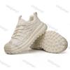 Fashion Men's White Sneakers 2025 Summer New Mesh Breathable Sports Running Shoes Fashion Lace Up Height Increase Non Slip Casual Shoes