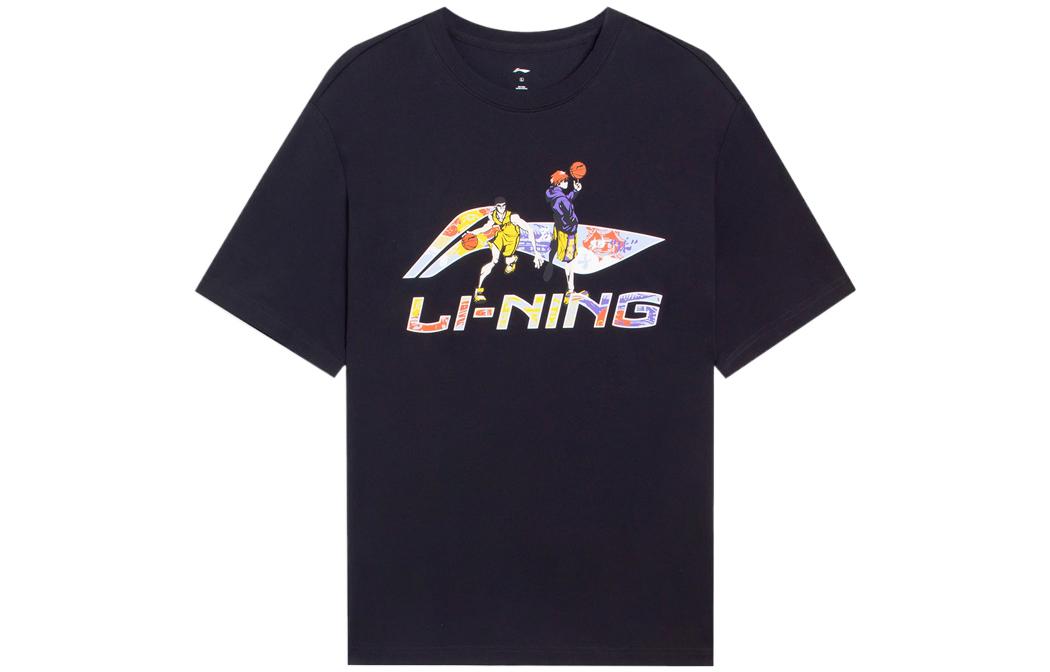 Li Ning Basketball Collection T Shirt Men s Black AHSSD21-2 S