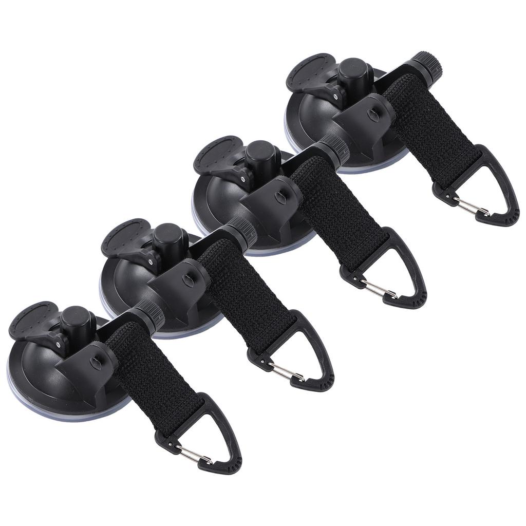 4PCS Car Tent Suction Cup High Strength Light Weight Easy Install Portable Suction Cups for Awning Tents Camping Tarp