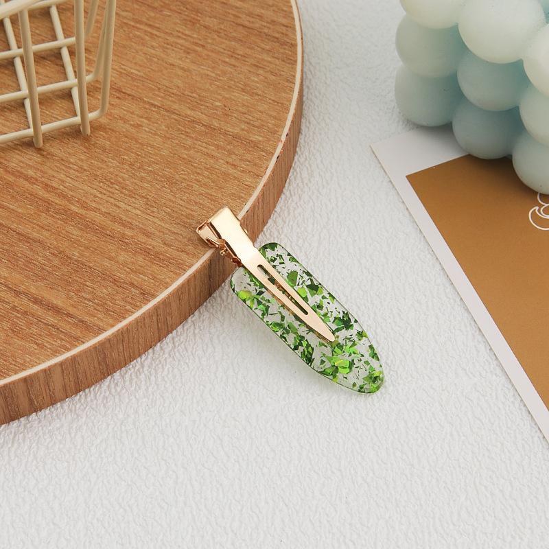 Gold Foil Makeup Seamless Hairpin Bangs Clip Hair Accessories Wash Face Transparent Hairpin Headgear Products Do Not Press Hair Women Japan And Korea