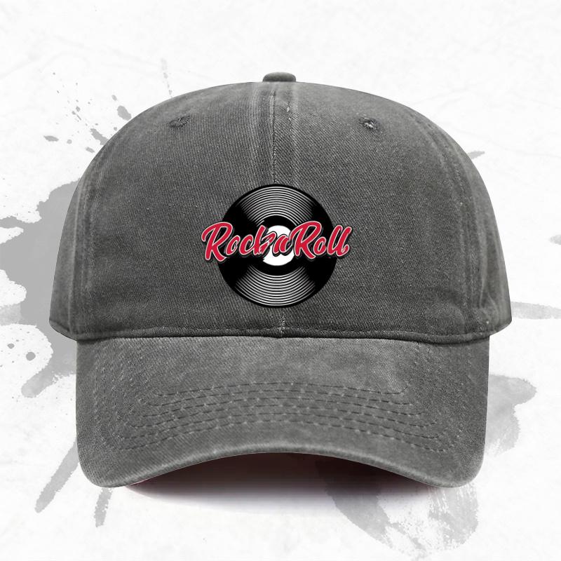 pc Adjustable Baseball Cap with a rock and Roll Theme Lightweight Printed Womens Hat rock Style Mens Trendy Cap an Id