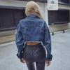 In Stock: Women's European & American Denim Short Jacket - Casual & Versatile Fashion