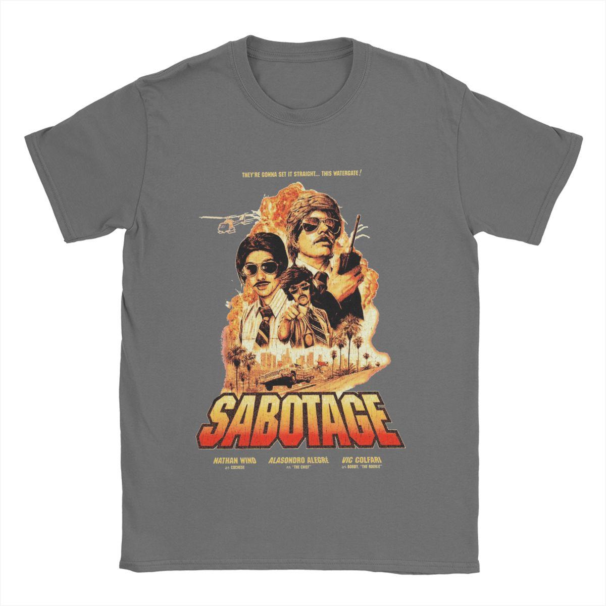 

Чоловічі футболки Sabotage Beastie Boys Повсякденна бавовняна футболка з коротким рукавом Футболки з круглим вирізом Одяг Ідея для подарунка L